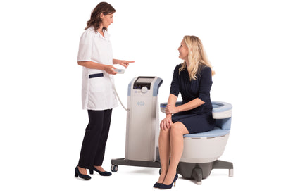 Pelvic floor therapy with Emsella chair